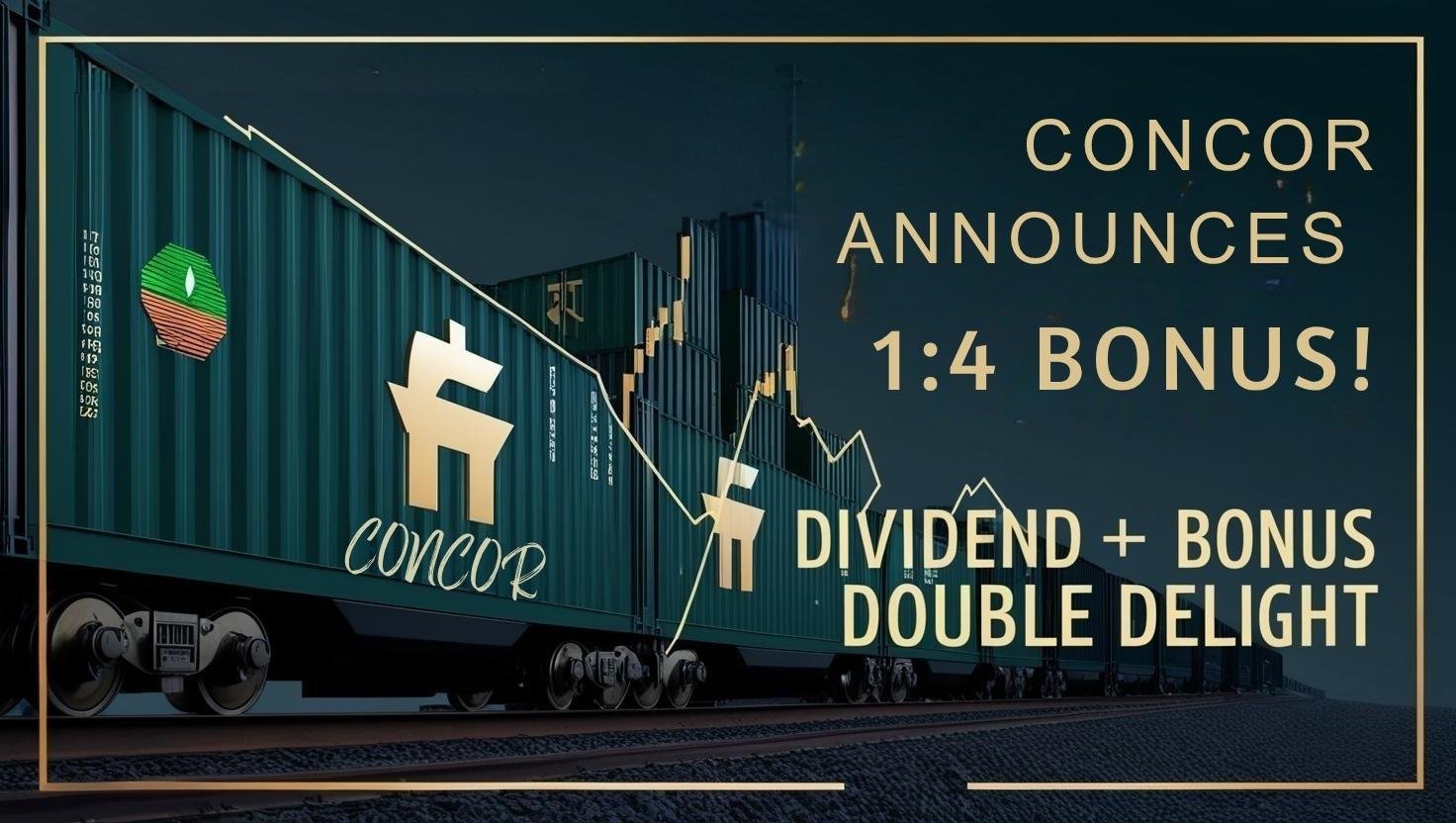 CONCOR 1:4 Bonus Issue
