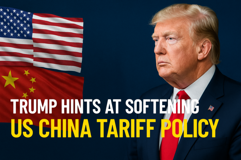 Is a new trade deal coming? Trump signals change in us-china tariff policy