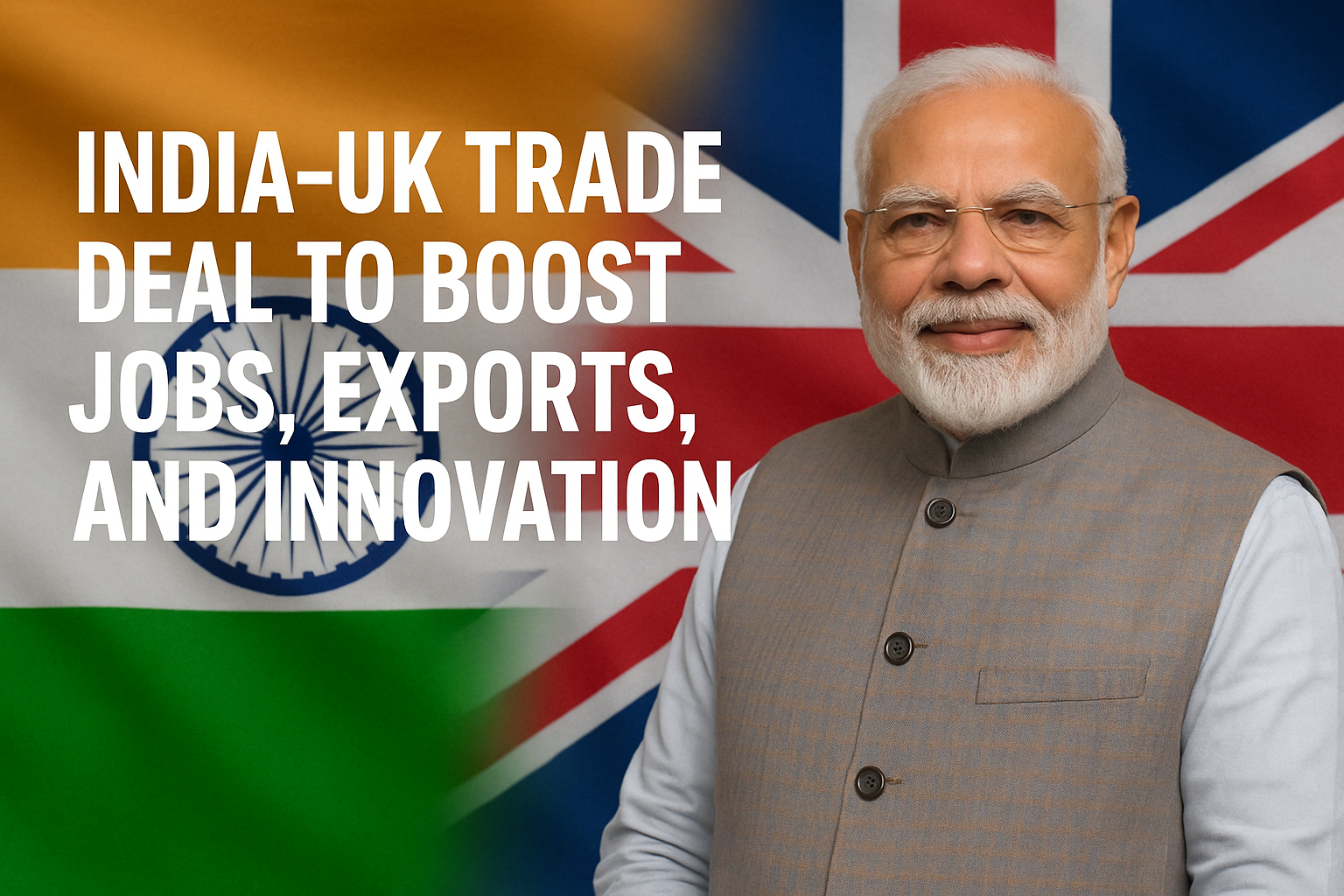 Historic India-UK Trade Deal to Boost Jobs, Exports, and Innovation