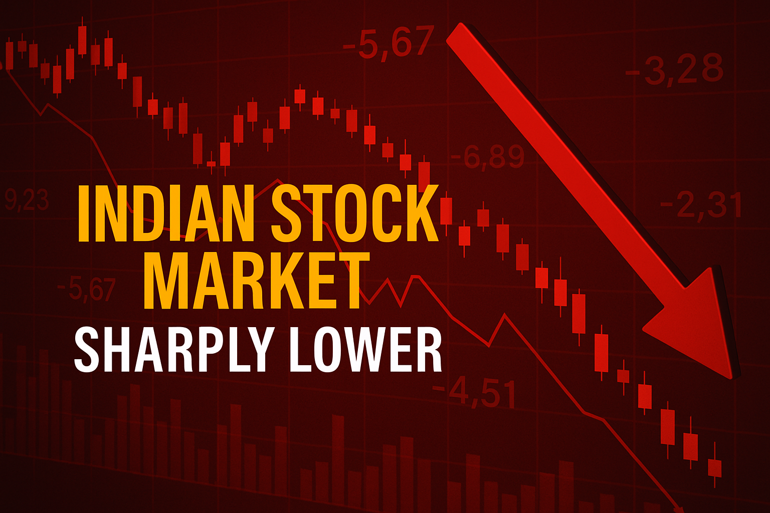 India-Pakistan Terror Tension – Global Market Reaction: Sensex, Nifty Open Deep in Red
