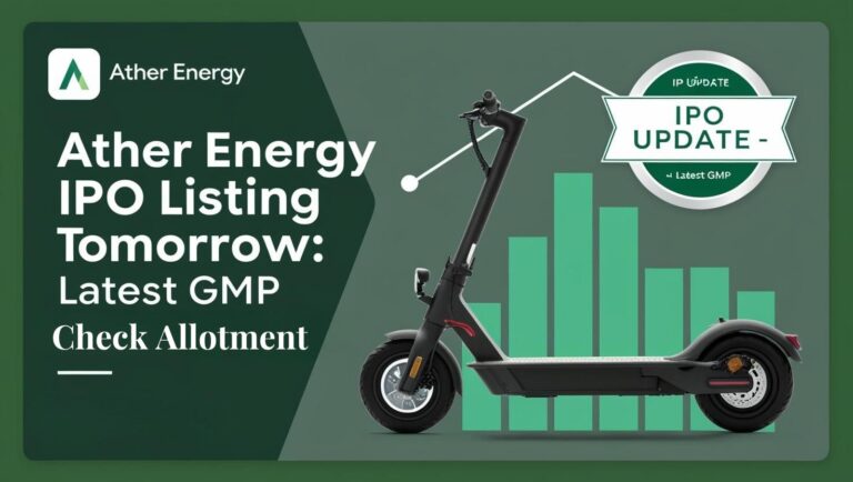 Ather energy ipo latest gmp today, check allotment and listing date