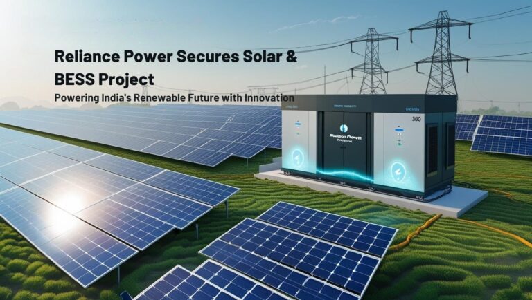 Reliance power’s big green leap: its ₹3. 33/kwh solar+bess project win with sjvn