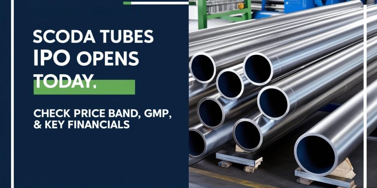 Scoda Tubes IPO Now Live: Explore Price Band, Grey Market Premium & Key Financial Highlights