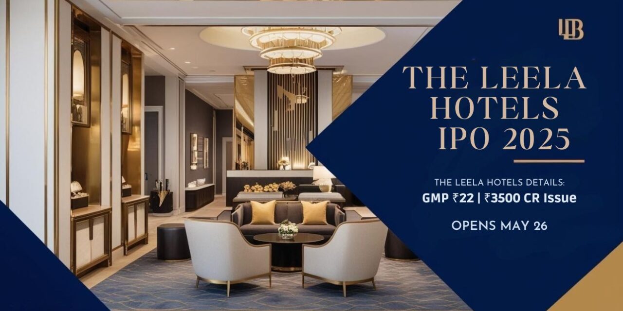 The Leela Hotels IPO Opens Today: ₹3,500 Cr Issue, Key Dates & Latest GMP