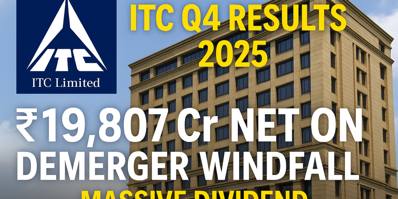 ITC Q4 Results 2025: ₹19,807 Cr Net on Demerger Windfall & Massive Dividend!