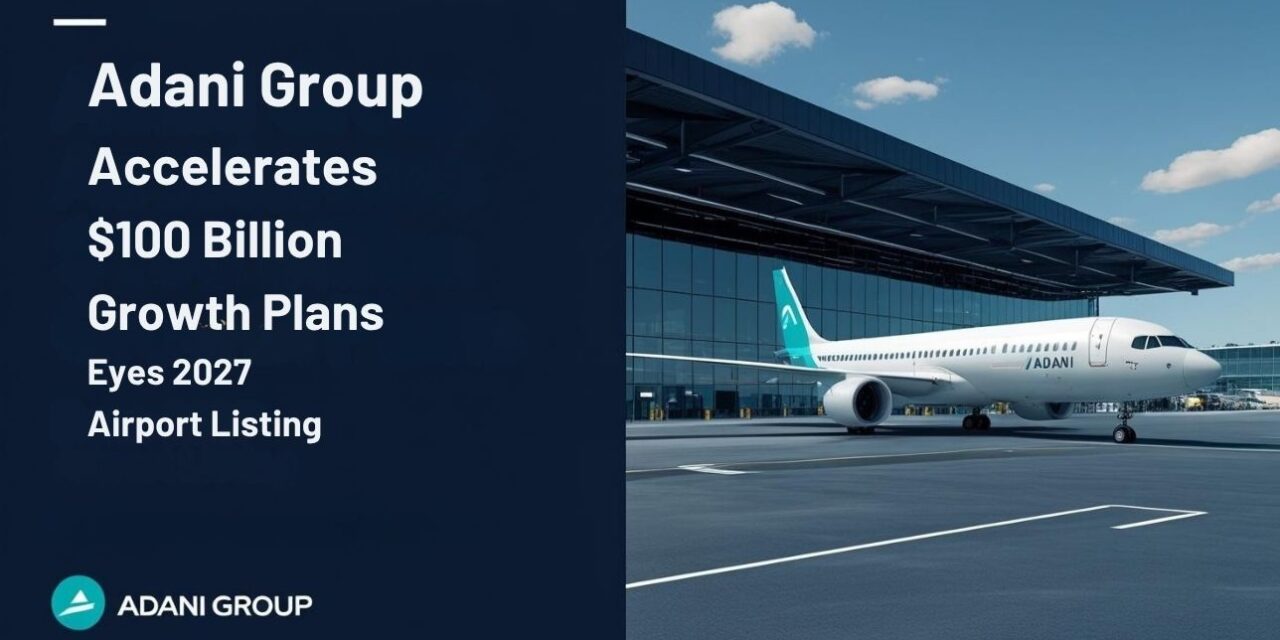 Adani Group Accelerates $100 Billion Growth Plans, Eyes 2027 Airport Listing