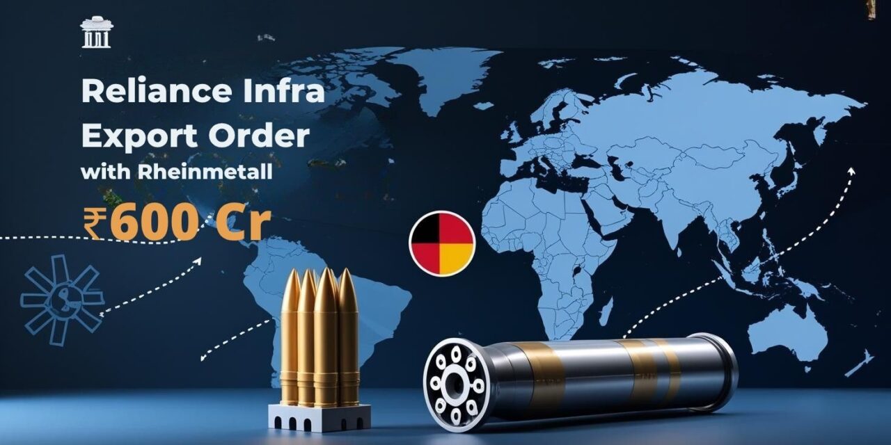 Reliance Infra Export Order: Rheinmetall’s ₹600 Cr Deal Boosts India’s Global Defence Ambitions
